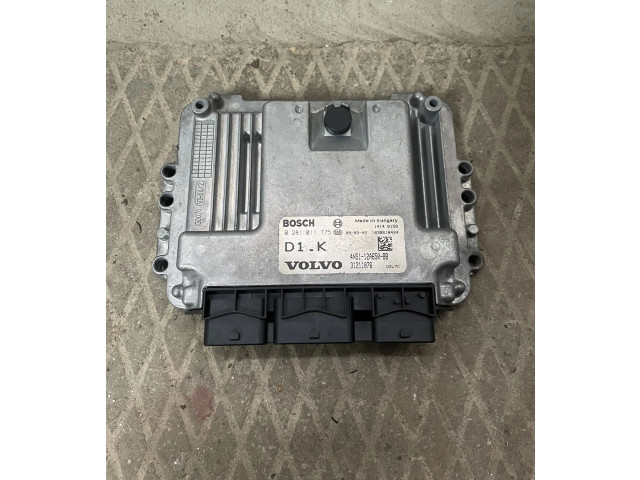 Блок управления двигателя 0281011775, 4N5112A650BB   Volvo C30