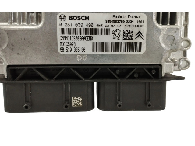 Блок управления двигателя 9851039580, 0281039490   Toyota Proace