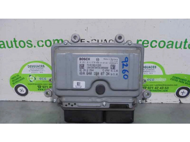 Řídící jednotka A6401500734, 0281014670   Mercedes-Benz A W169 2004
