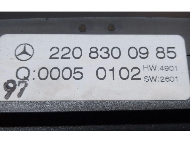 Блок управления климат-контролем 2208300985, Q00050102   Mercedes-Benz S AMG W221
