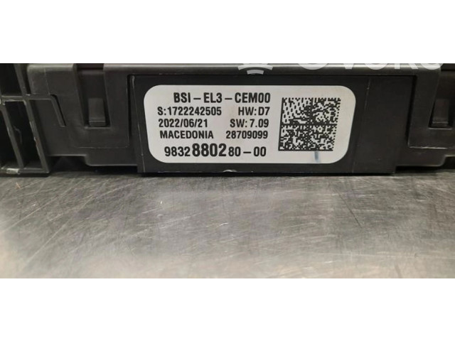   Pojistková skříňka 9832880280   Opel Mokka B 2022