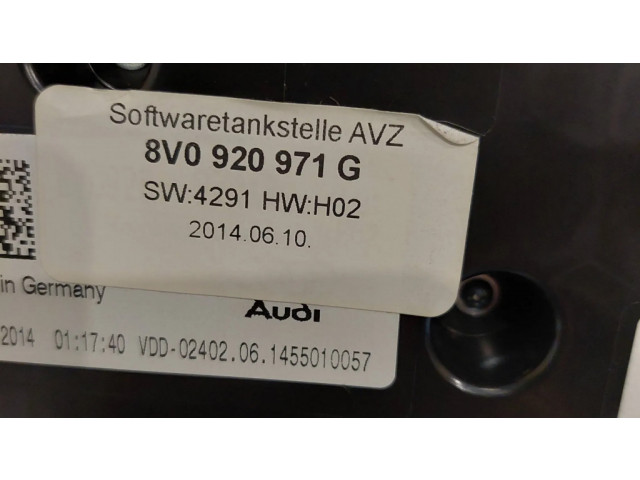 Панель приборов 8V0920971G, 20140610   Audi A3 S3 8V       