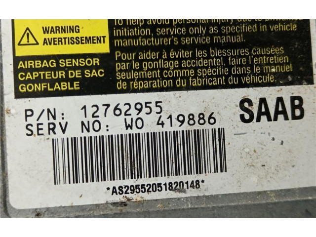 Блок подушек безопасности 12762955, 0090019   Saab 9-3 Ver2