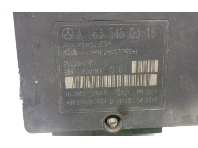 Jednotka ABS A1635450316, 10020806043   Mercedes-Benz ML W163 2004