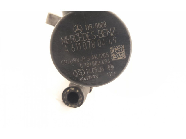 Vstřikovací lišta 6400701295, 6400702095   Mercedes-Benz A W169    OM 640.940 