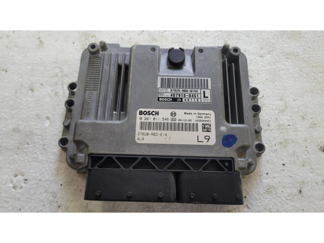 Řídící jednotka 37820RBDE14, 0281011546   Honda Accord 2004
