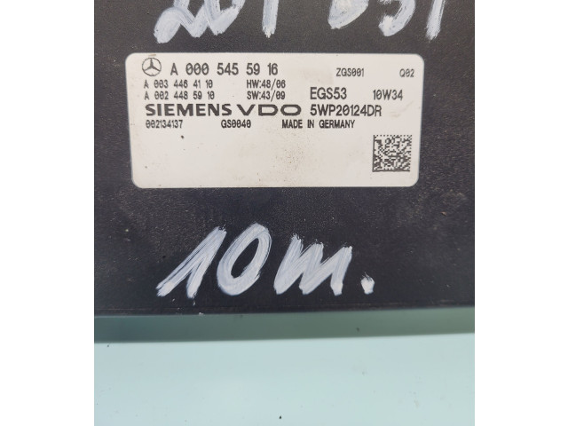 Блок управления коробкой передач A0005455916, A0034464110   Mercedes-Benz C W204