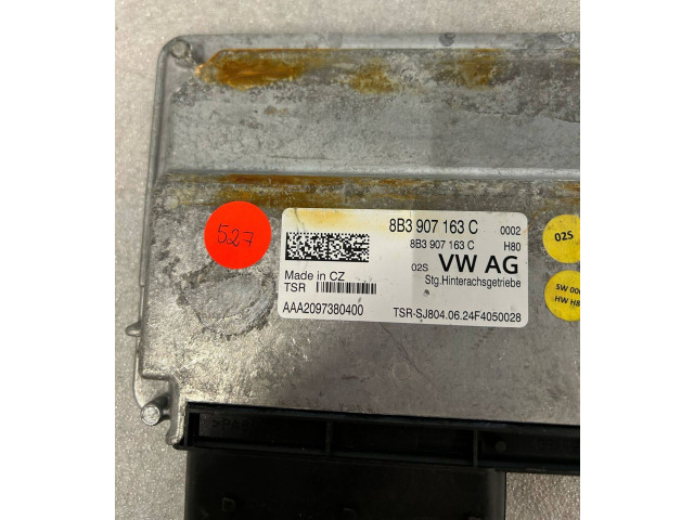 Блок управления редуктора коробки передач (раздатки) 8B3907163C   Audi RS4 B9