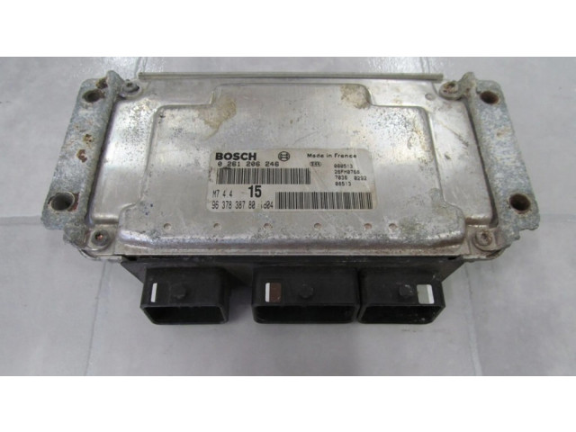 Řídící jednotka 0261206246, 9637837880   Peugeot 206 2002