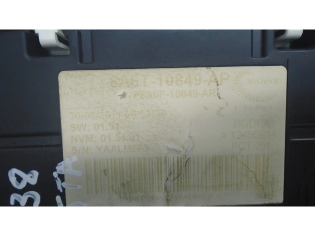 Přístrojová deska  Ford Fiesta 2008 1786848, CU6T10849AD  