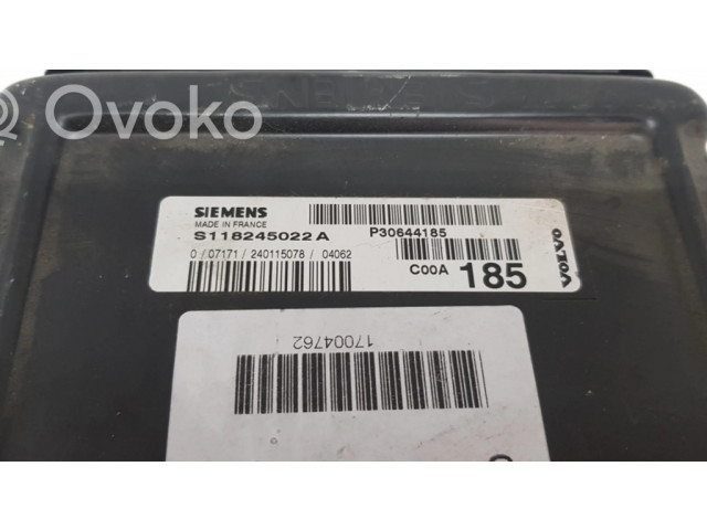 Řídící jednotka S118245022A   Volvo S40, V40 2000