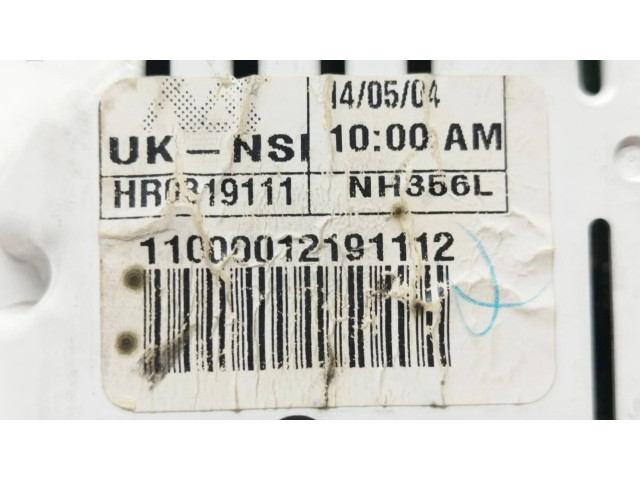 Přístrojová deska  Honda Civic 2005 HR0319111, 78100X012  