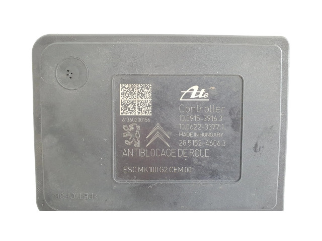 Jednotka ABS 9807180280, 28515246063   Peugeot 2008 I 2014