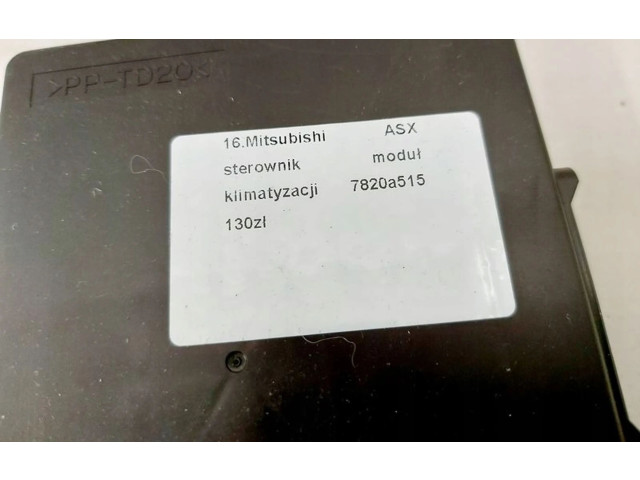 Модуль блока управления кондиционером 7820A515   Mitsubishi ASX