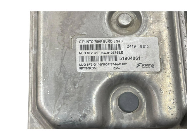 Řídící jednotka 51904061   Fiat Punto Evo 2011