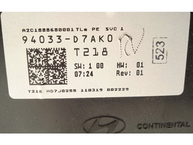 Přístrojová deska  Hyundai Tucson TL 2019 94033D7AK0  