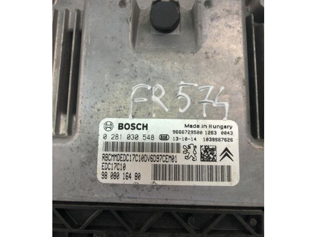 Řídící jednotka 9808016480, 0281030548   Peugeot 2008 I 2014
