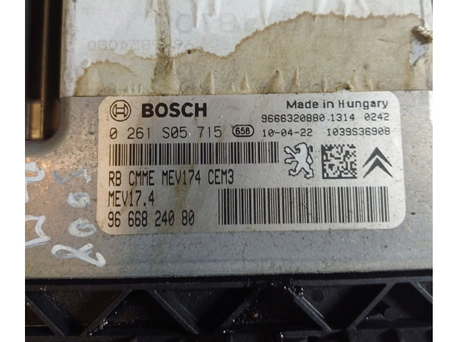 Řídící jednotka 9666824080, 0261S05715   Peugeot 5008 2010