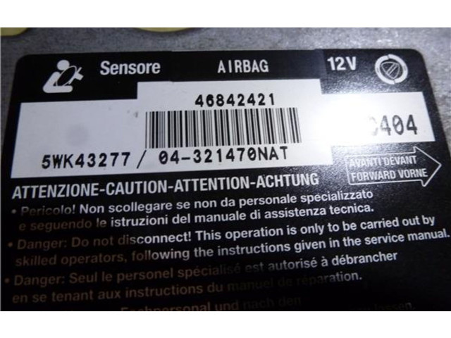 Блок подушек безопасности 46842421   Alfa Romeo 166