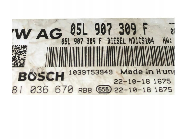 Řídící jednotka 05L907309F   Volkswagen Multivan T6 2020