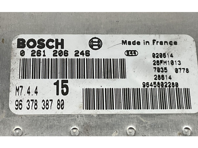 Řídící jednotka 0261206246, 0261206246   Peugeot 106 