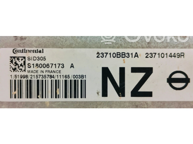 Řídící jednotka 23710BB31A   Nissan Qashqai 2007