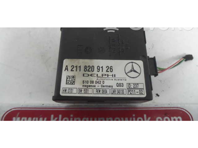 Блок управления A2118209126   Mercedes-Benz CLK A209 C209