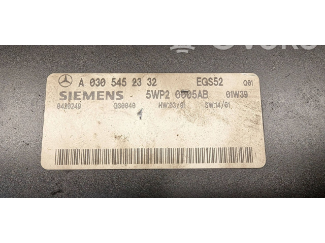 Блок управления коробкой передач A0305452332, 5WP20505AB   Mercedes-Benz C W203