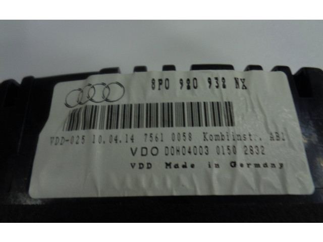 Přístrojová deska  Audi A3 S3 8P 2010 8P0920930NX, 8P0920930NX  