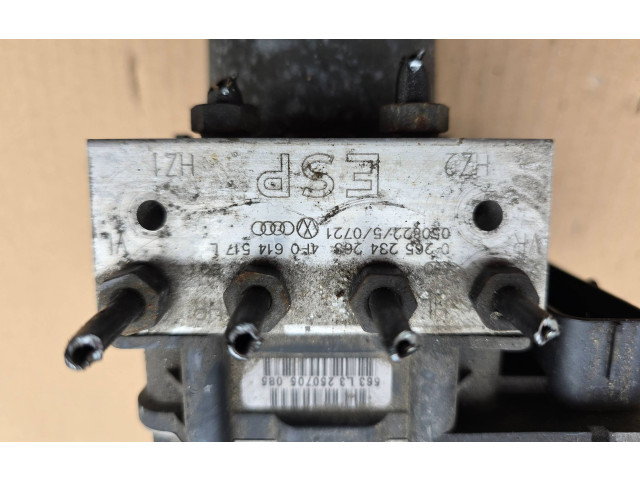 Блок АБС 0265234263, 4F0614517L   Audi  A6 S6 C6 4F  2004 - 2011 года