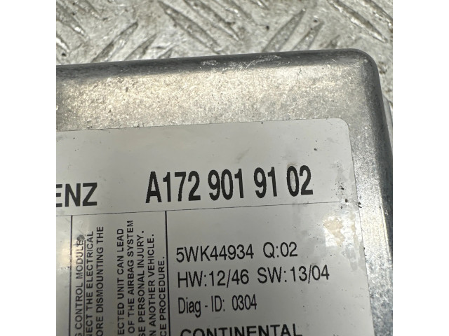 Блок подушек безопасности 5WK44934, A1729019102   Mercedes-Benz SLK R172