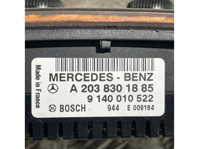 Блок управления климат-контролем A2038301885, 9140010522   Mercedes-Benz C W203