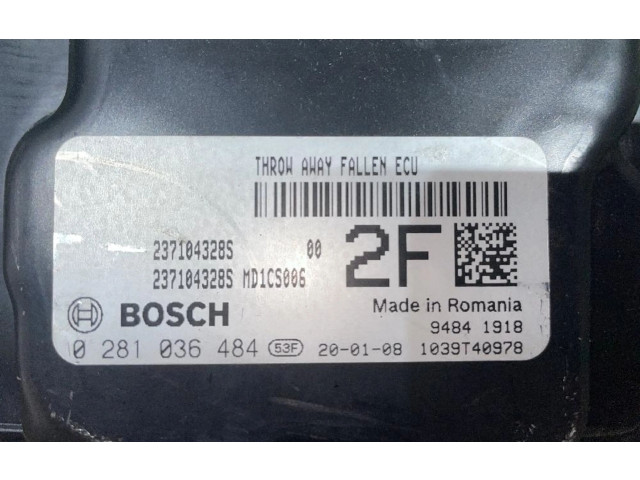 Řídící jednotka 0281036484, 0281036484   Dacia Logan I 2004