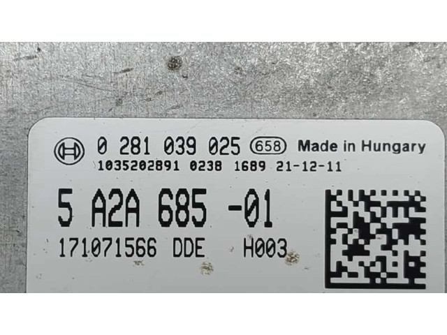 Řídící jednotka 5A2A68501, 281039025   BMW 1 F40 