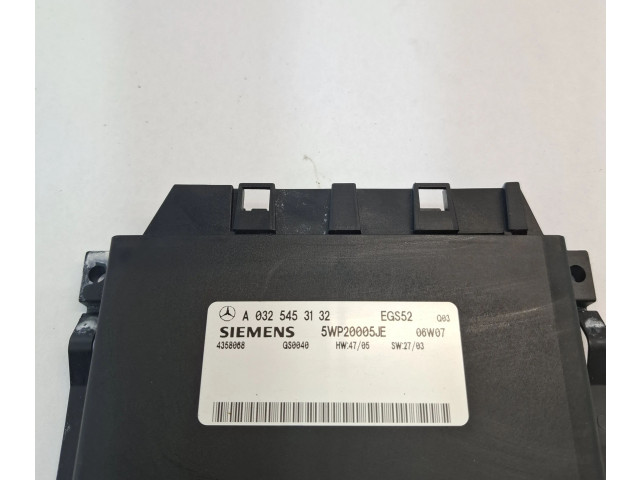 Блок управления коробкой передач A0325453132   Mercedes-Benz SLK R171