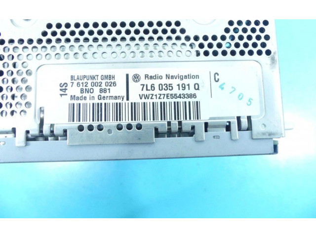 Радио/ проигрыватель CD/DVD / навигация 7L6035191Q, IMPRK1107918   Volkswagen Touareg I