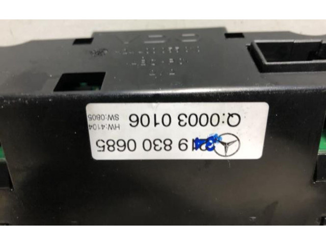 Блок управления климат-контролем 2198300685, 2198300685   Mercedes-Benz CLS C219