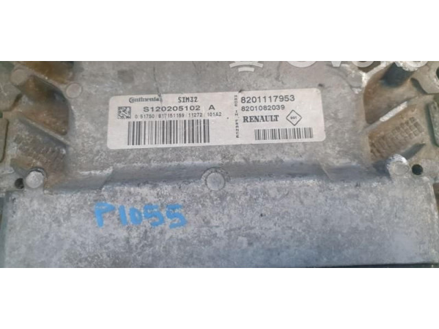 Блок управления двигателем Блок управления 8201117953, S120205102A   Renault Logan I