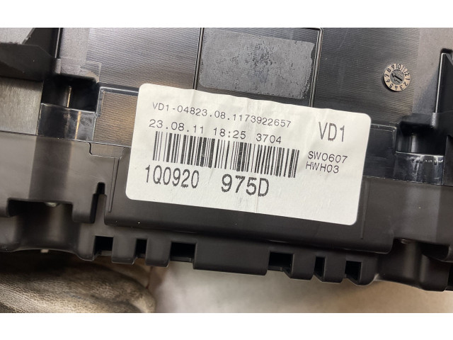 Přístrojová deska  Volkswagen Eos 2012 1Q0920975D  