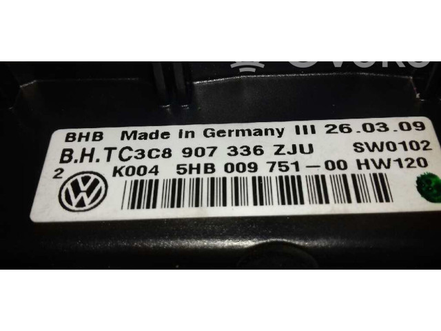 Блок управления климат-контролем 3C8907336, 5HB009751   Volkswagen Golf SportWagen