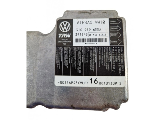 Блок подушек безопасности 3t0959655a   Skoda Superb B6 (3T)