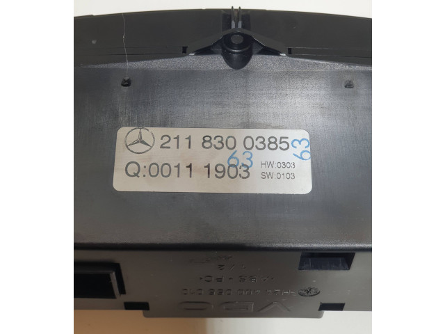 Блок управления климат-контролем 2118300385, 00111903   Mercedes-Benz E W211