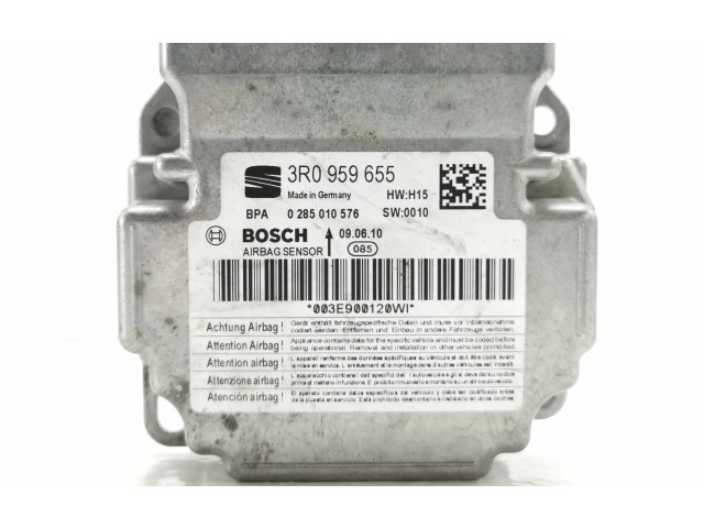 Блок подушек безопасности 3R0959655, 0285010576   Seat Exeo (3R)