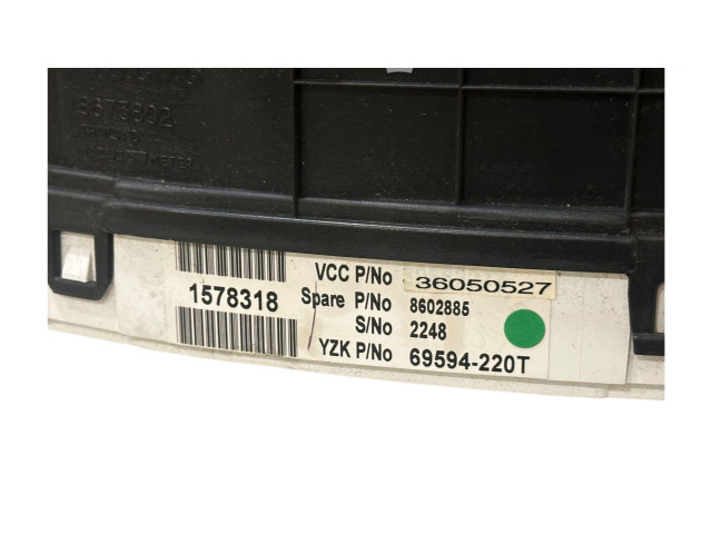 Přístrojová deska  Volvo V70 2002 36050527, 69594220T  