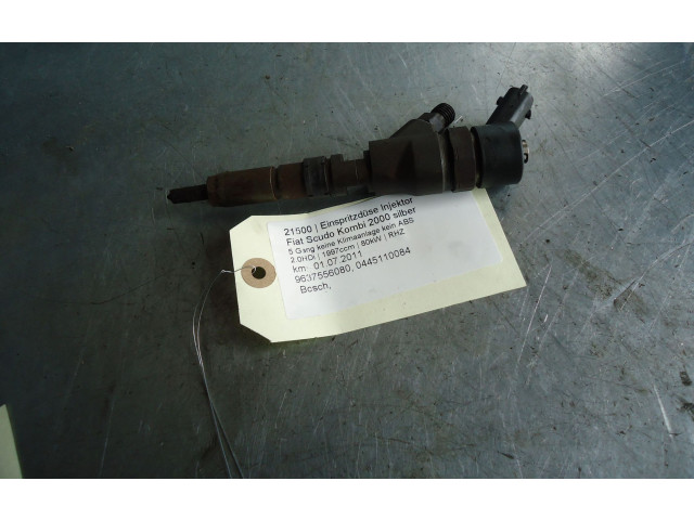 Форсунка 9637556080, 0445110084    Peugeot Expert  DW10ATED(RHZ) 