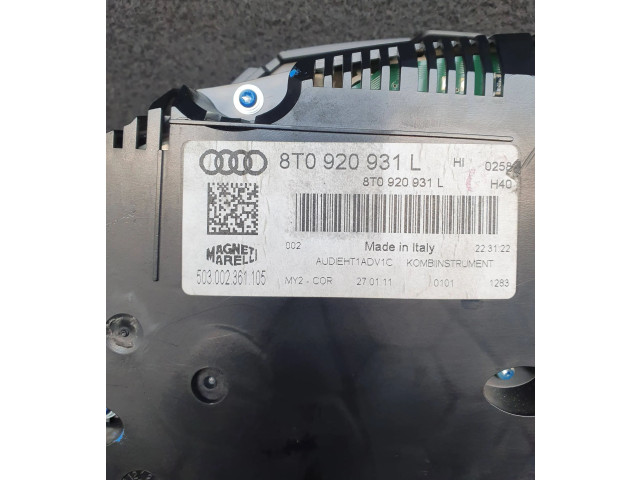 Přístrojová deska  Audi A5 8T 8F 2011 8T0920931L  
