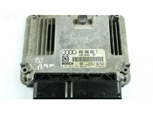 Řídící jednotka 03G906021T, 0281012234   Audi A3 S3 8P 2003