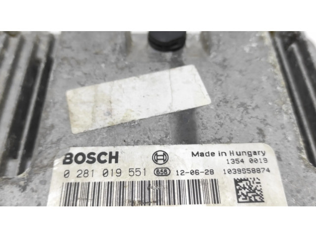 Řídící jednotka 0281019551, 391112A943   Hyundai i30 2012