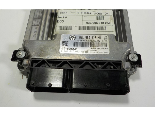 Блок управления двигателя 03L906018HM, 03L906018HM   Seat Alhambra (Mk2)