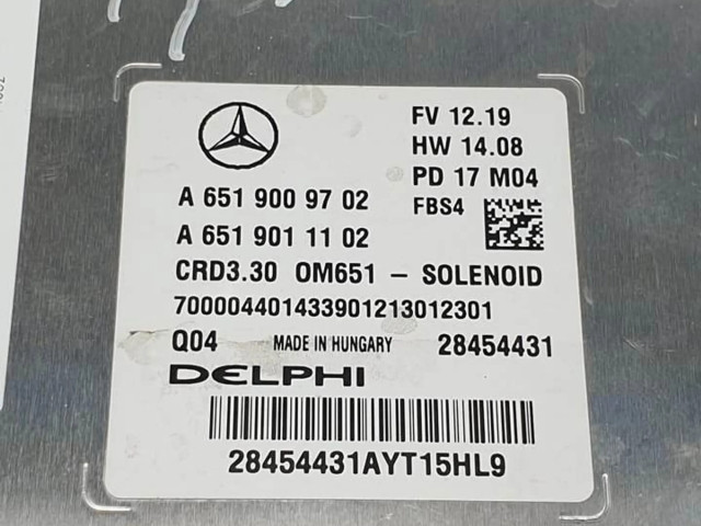 Řídící jednotka 28454431, A6519009702   Infiniti Q30 2015